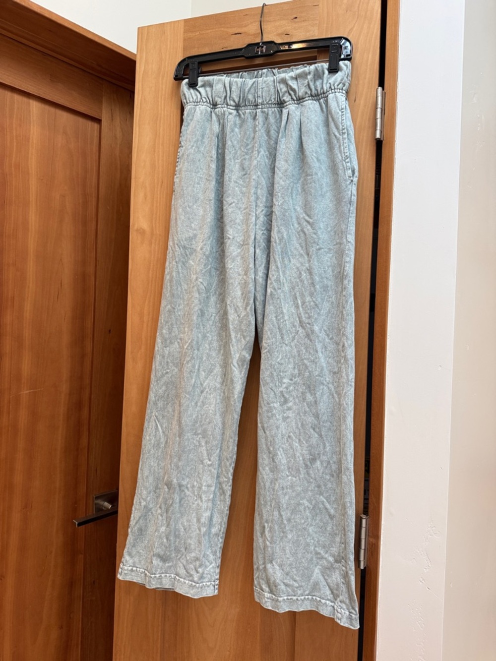 NWOT Les Tien cotton sweatpants straight leg lightweight size xs unisex
